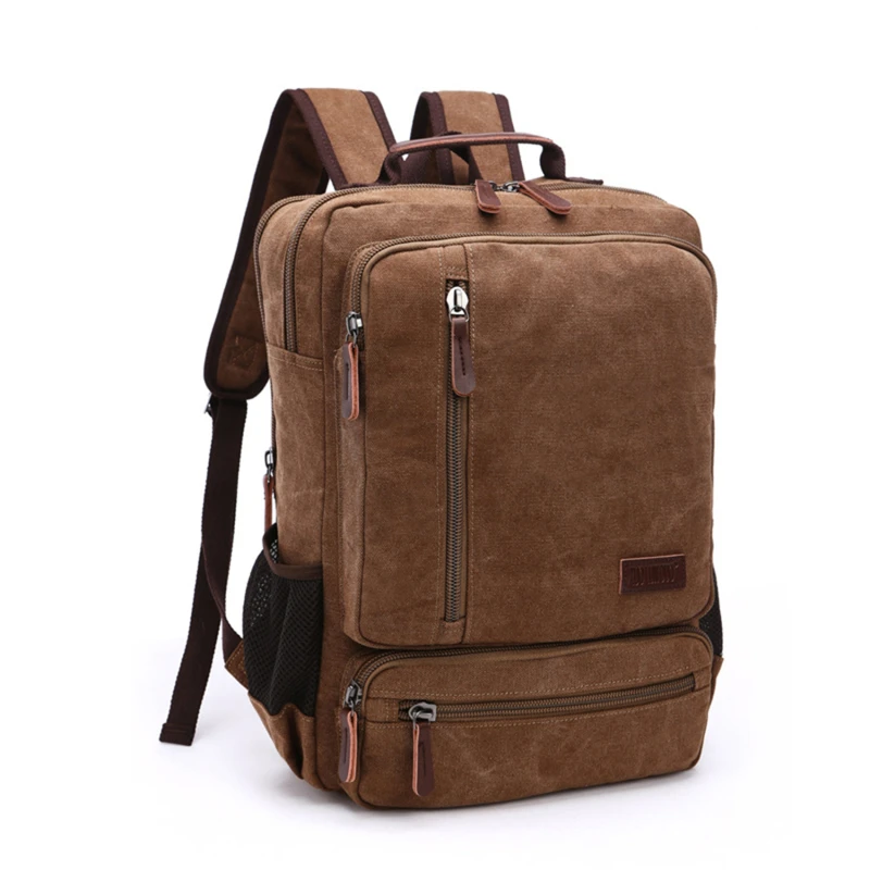 Vintage Canvas Backpack Men Large Capacity Travel Shoulder Bag High Quality Fashion Students Bag Male notebook Laptop Backpack
Vintage Canvas Backpack Men Large Capacity Travel Shoulder Bag High Quality Fashion Students Bag Male notebook Laptop Backpack