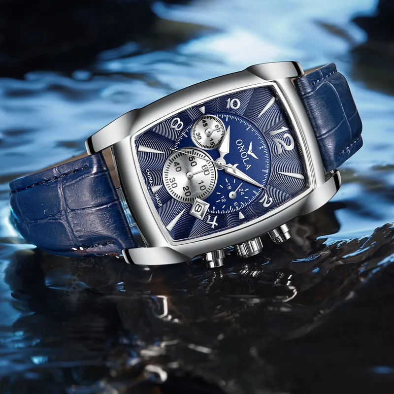 2022 New Stainless Steel Case Man Quartz Watches Tonneau Waterproof Leather Watch for Men
2022 New Stainless Steel Case Man Quartz Watches Tonneau Waterproof Leather Watch for Men