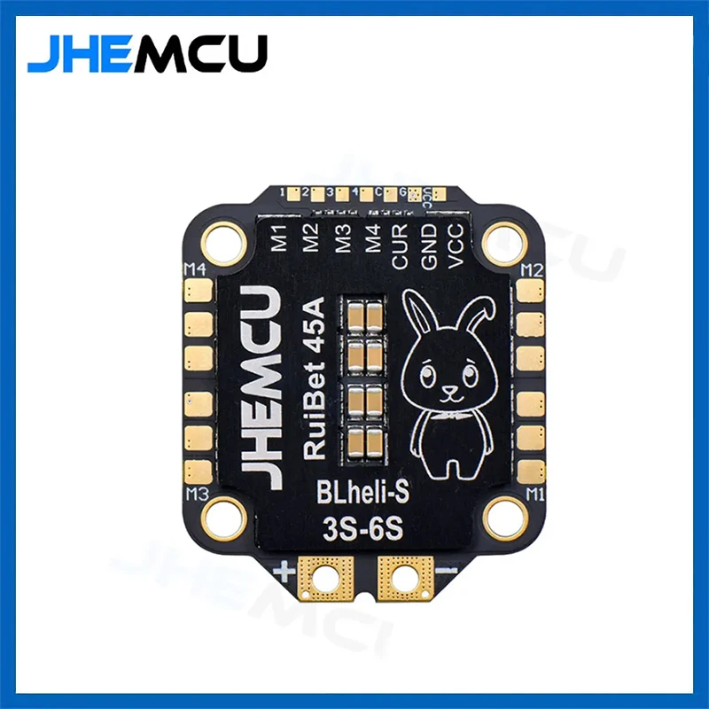 JHEMCU RuiBet 45A/55A ESC BLHELI_S Dshot600 4 в 1 бесщеточный ESC 3-6S 30.5X30.5 M4 для радиоуправляемого FPV Фристайл Контроллер полета дрона
JHEMCU RuiBet 45A/55A ESC BLHELI_S Dshot600 4 в 1 бесщеточный ESC 3-6S 30.5X30.5 M4 для радиоуправляемого FPV Фристайл Контроллер полета дрона
