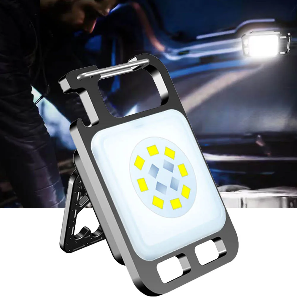 Mini LED Working Light Multifunctional Glare COB Keychain Light Rechargeable Portable Flashlight Outdoor Camping Corkscrew
Mini LED Working Light Multifunctional Glare COB Keychain Light Rechargeable Portable Flashlight Outdoor Camping Corkscrew