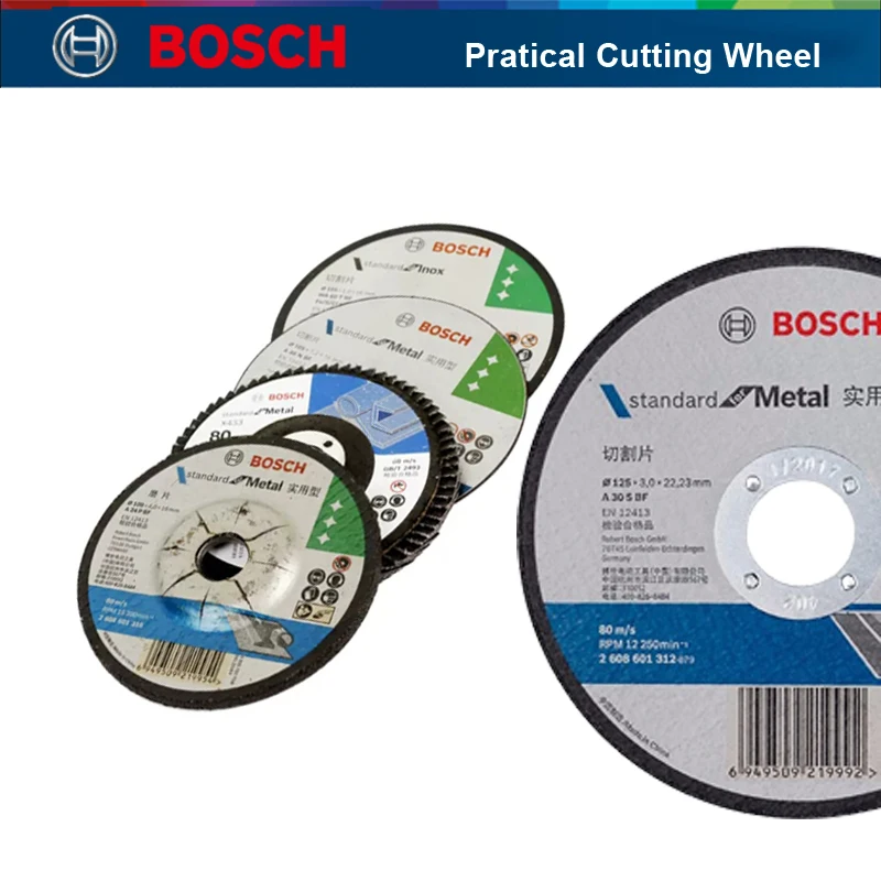 Bosch Cutting Grinding Wheel Metal Grinding Wheel Pratical Series Cutting Disc Work For Bosch Angle Grinder 100mm - 230mm
Bosch Cutting Grinding Wheel Metal Grinding Wheel Pratical Series Cutting Disc Work For Bosch Angle Grinder 100mm - 230mm