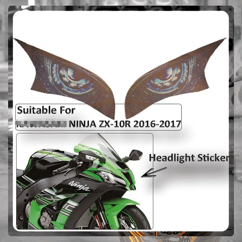 For KAWASAKI NINJA ZX10R 2016 ZX 10R 2017 Motorcycle 3D Front Fairing Headlight Guard Sticker Head Light Protection
For KAWASAKI NINJA ZX10R 2016 ZX 10R 2017 Motorcycle 3D Front Fairing Headlight Guard Sticker Head Light Protection