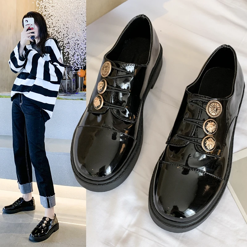 Spring Women's Derby Shoes Female Brogue Comfortable Girl's Flats Preppy Style Square Toe Casual Women Loafers OULYYYOGO
Spring Women's Derby Shoes Female Brogue Comfortable Girl's Flats Preppy Style Square Toe Casual Women Loafers OULYYYOGO