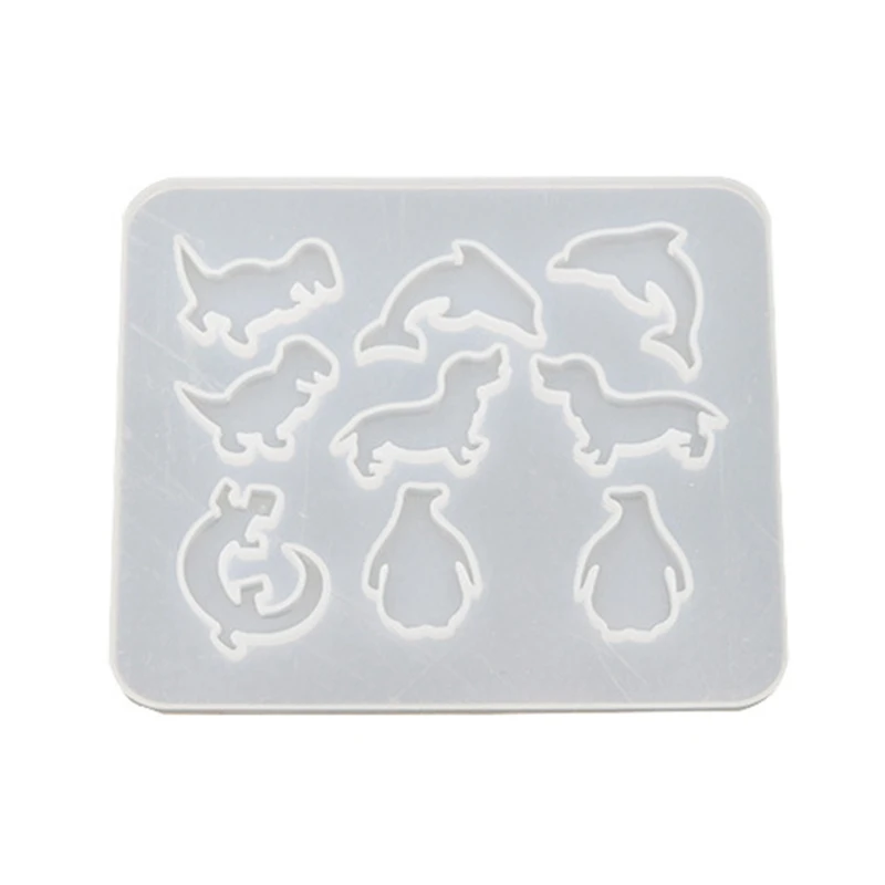 28TF Resin Silicone Molds Pendant Making DIY Crystal Epoxy Mold Small Dinosaur Dolphin Earrings Mould
28TF Resin Silicone Molds Pendant Making DIY Crystal Epoxy Mold Small Dinosaur Dolphin Earrings Mould