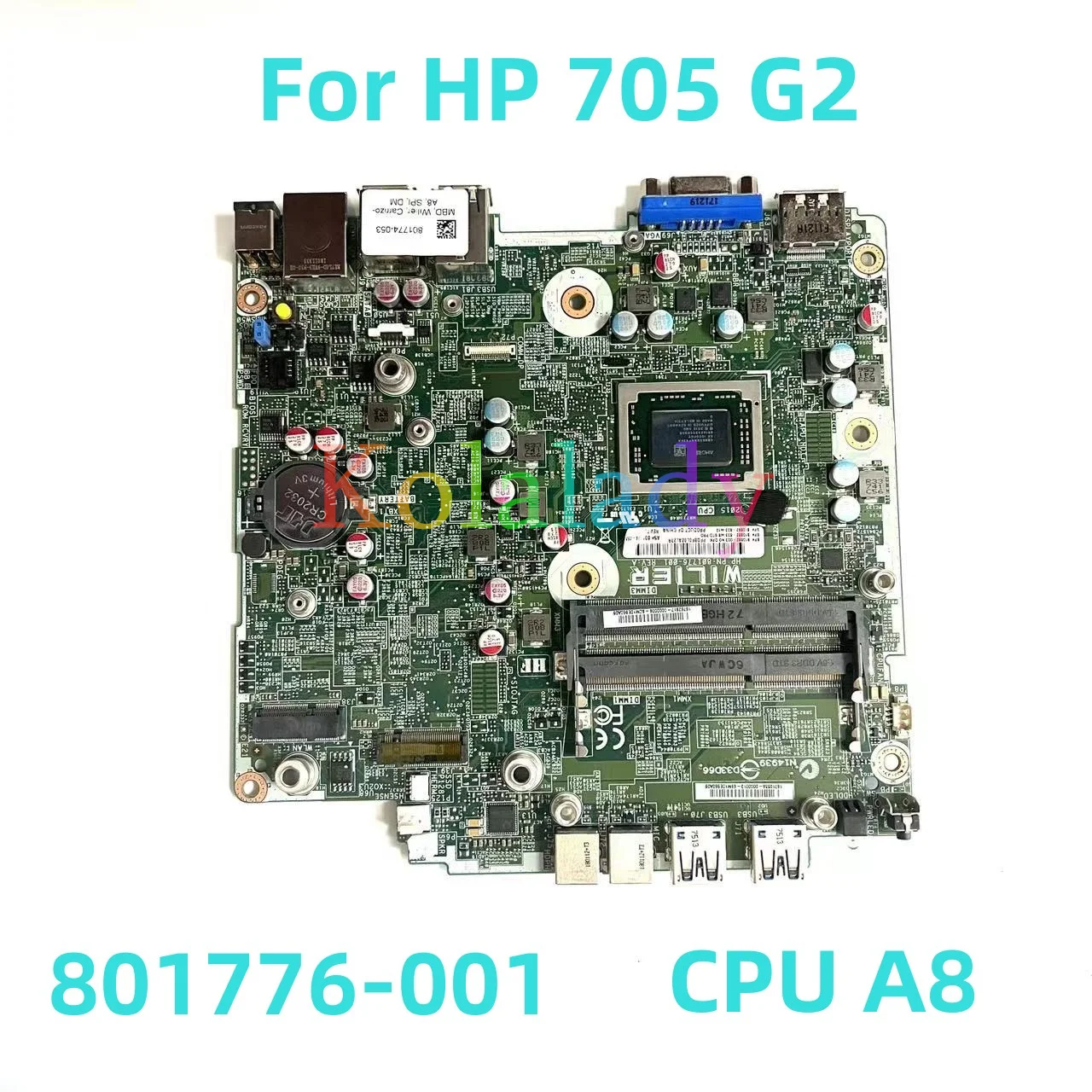 Материнская плата для ноутбука HP 705 G2 801776-001 с процессором A8 100% протестированная Полная работа
Материнская плата для ноутбука HP 705 G2 801776-001 с процессором A8 100% протестированная Полная работа