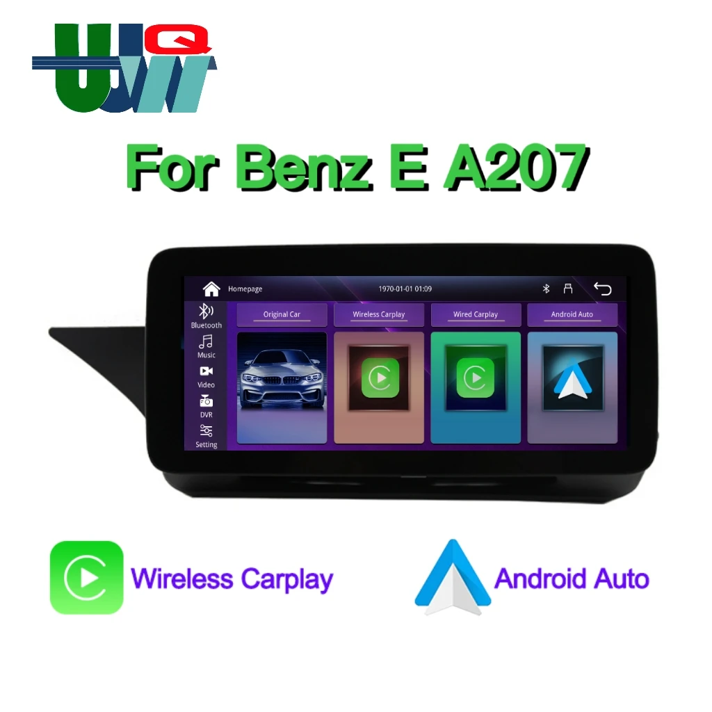 UJQW 2 Din Car Radio Video Audio Player For Mercedes Benz E Class W207/A207/C207 2009-2015 Apple Carplay Android Auto GPS BT DVD
UJQW 2 Din Car Radio Video Audio Player For Mercedes Benz E Class W207/A207/C207 2009-2015 Apple Carplay Android Auto GPS BT DVD