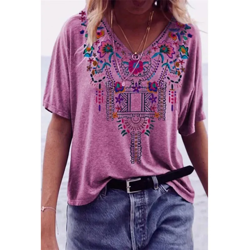 2022 New Women's Vintage Mushrooms Folk Print Casual Loose Short Sleeve V-Neck Tops Plus Size 5XL T-shirt Femme Camisa Masculina
2022 New Women's Vintage Mushrooms Folk Print Casual Loose Short Sleeve V-Neck Tops Plus Size 5XL T-shirt Femme Camisa Masculina