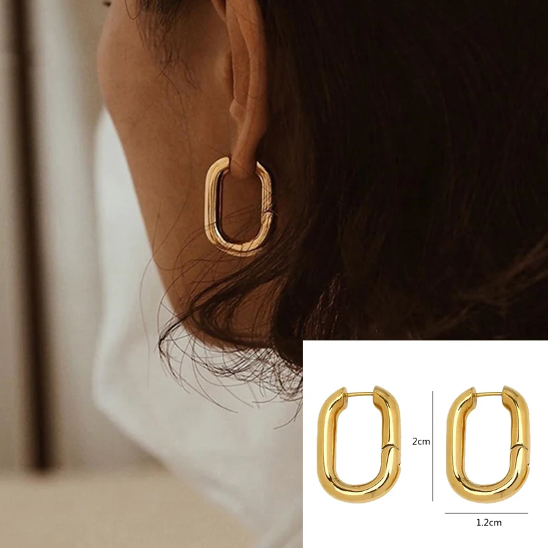 Fashion Simple U-shaped Hoop Earrings for Women Classic Pendientes Boucle Oreille Femme сережки 2022
Fashion Simple U-shaped Hoop Earrings for Women Classic Pendientes Boucle Oreille Femme сережки 2022