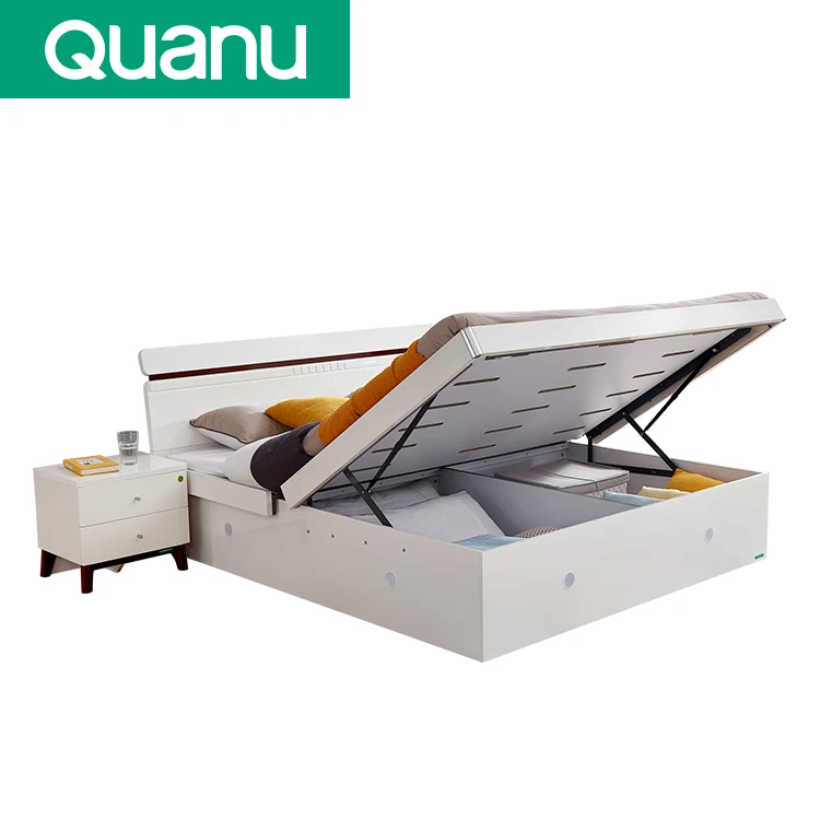 121803 Factory wholesale price headboard king queen size platform bed frame with storage
121803 Factory wholesale price headboard king queen size platform bed frame with storage