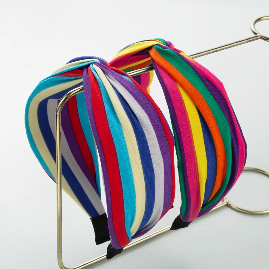 Rainbow Headband Wide Edge Striped Hair Band Personality High Sense Simple Cloth резинка для волос Diademas Para El Pelo Mujer
Rainbow Headband Wide Edge Striped Hair Band Personality High Sense Simple Cloth резинка для волос Diademas Para El Pelo Mujer