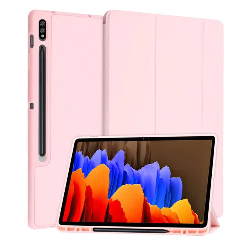 Foldable Case For Samsung Galaxy Tab S8/S7 11 incn for S6 Lite 10.4 2022 S7 Plus S7 FE S8 Plus 12.4 With Pen Holder Tablet Cover
Foldable Case For Samsung Galaxy Tab S8/S7 11 incn for S6 Lite 10.4 2022 S7 Plus S7 FE S8 Plus 12.4 With Pen Holder Tablet Cover