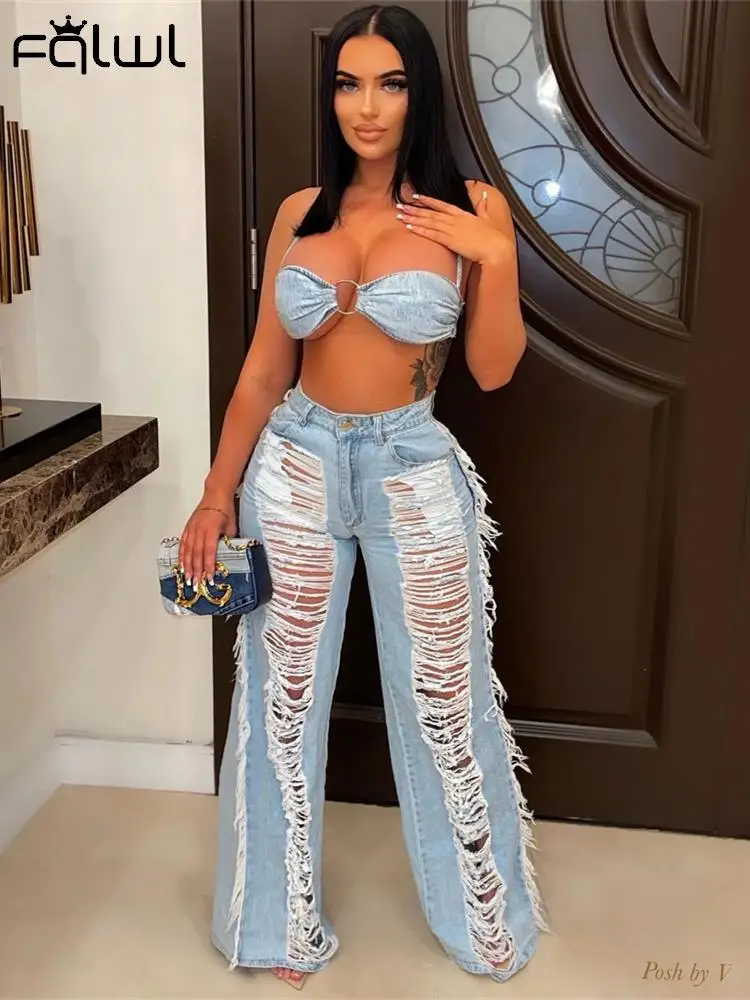 Habbris Summer Sexy Two 2 Pieces Sets Women Outfits 2022 Backless Sleeveless Crop Tops Hollow Out Pants Party Blue Matching Sets
Habbris Summer Sexy Two 2 Pieces Sets Women Outfits 2022 Backless Sleeveless Crop Tops Hollow Out Pants Party Blue Matching Sets