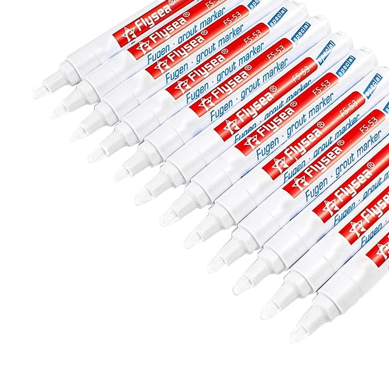 Flysea 12 Pcs Home Tile Grout Pen Water Resistant Kitchen Instant Tile Repair Anti Mould Professional Grout Marker
Flysea 12 Pcs Home Tile Grout Pen Water Resistant Kitchen Instant Tile Repair Anti Mould Professional Grout Marker
