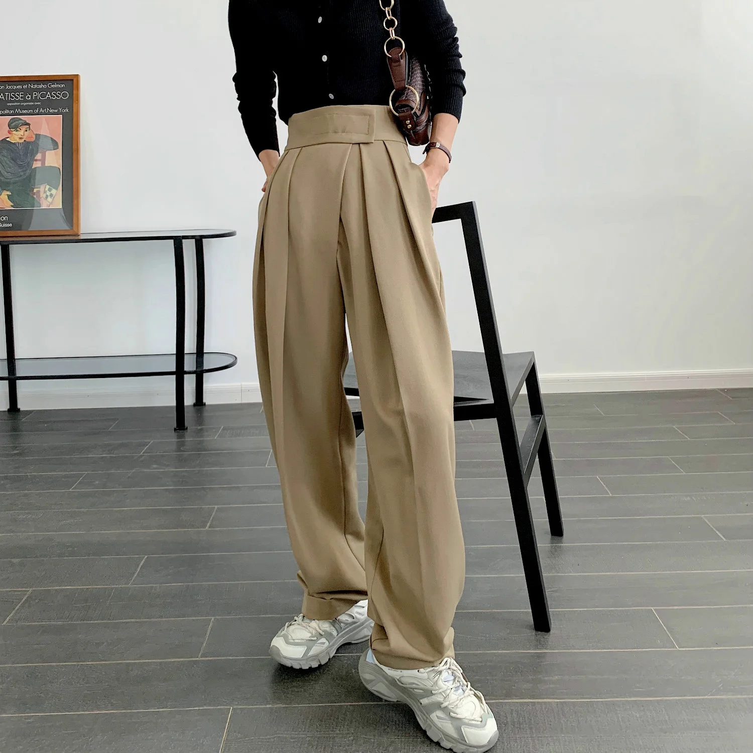 Brown Vintage Thicken Suit Pants For Women Autumn Winter Fashion High Waist Straight Harajuku Harem Trousers 2023 Korean KZ560
Brown Vintage Thicken Suit Pants For Women Autumn Winter Fashion High Waist Straight Harajuku Harem Trousers 2023 Korean KZ560