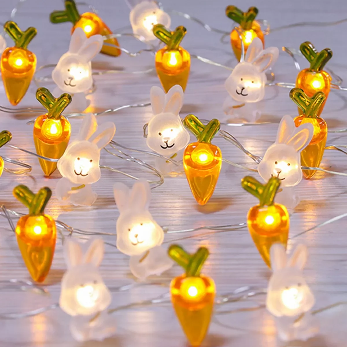 Easter LED Bunny String Lights Easter Decoration For Home Carrot Rabbit Fairy Light Supplies Happy Easter Gifts Party Favor
Easter LED Bunny String Lights Easter Decoration For Home Carrot Rabbit Fairy Light Supplies Happy Easter Gifts Party Favor