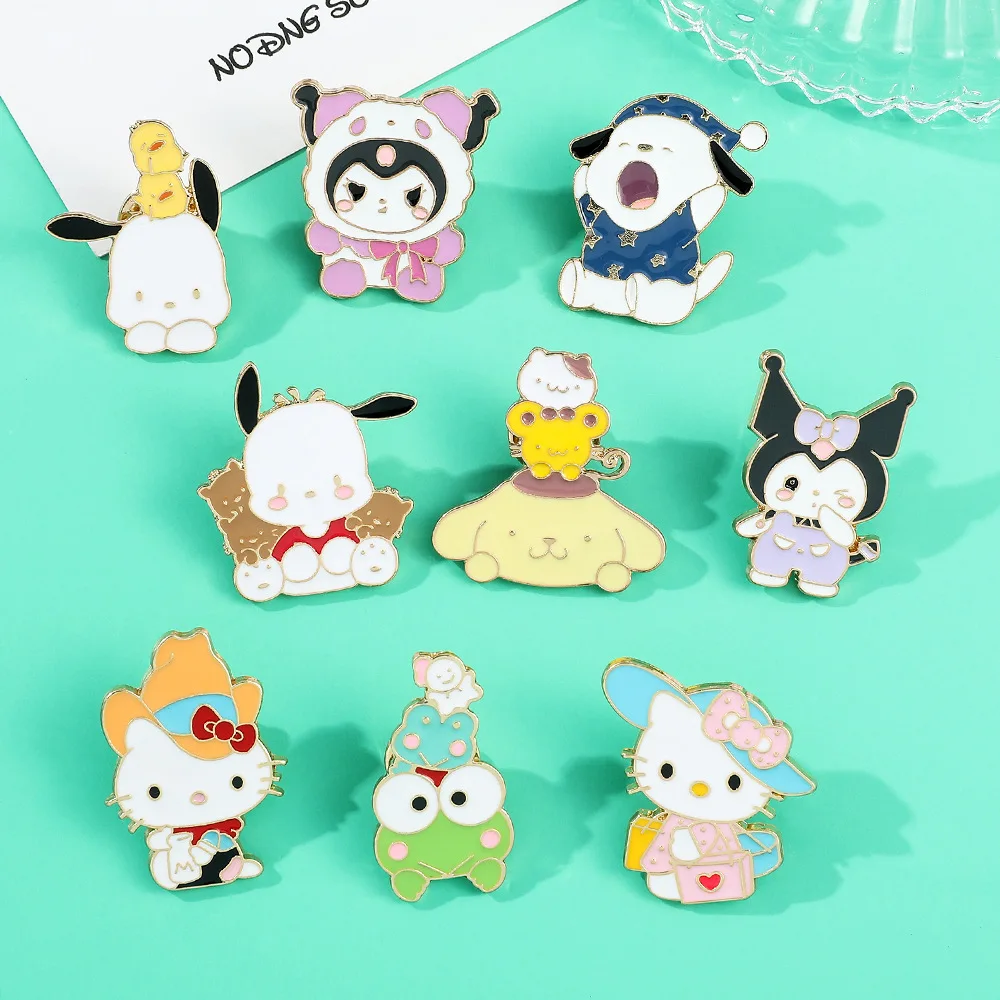 Sanrio Accessories Hello Kittys Cinnamon My Melody Anime Lapel Pins for Backpack Brooches Collar Jeans Jacket Fashion Jewelry
Sanrio Accessories Hello Kittys Cinnamon My Melody Anime Lapel Pins for Backpack Brooches Collar Jeans Jacket Fashion Jewelry