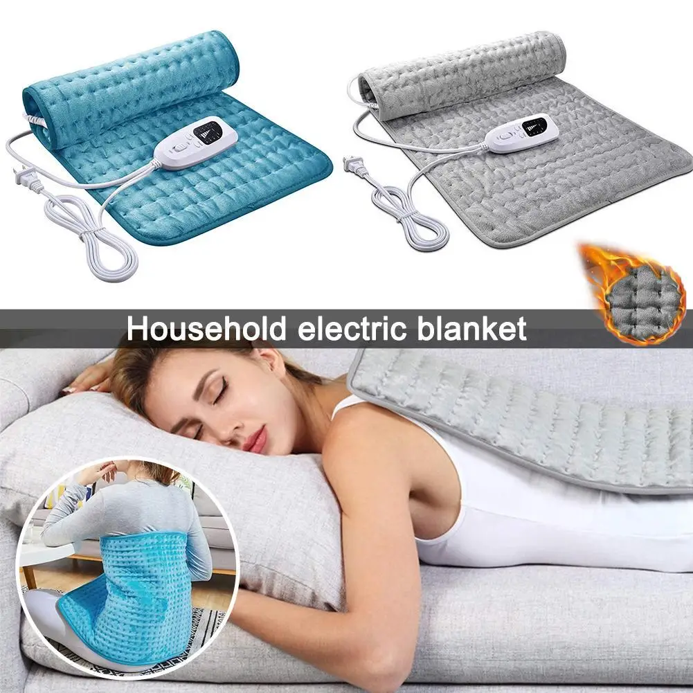 

Microplush Electric Blankets Heating Pad Abdomen Waist Back Pain Relief Winter Warmer Heat Controller For Shoulder Neck Spine