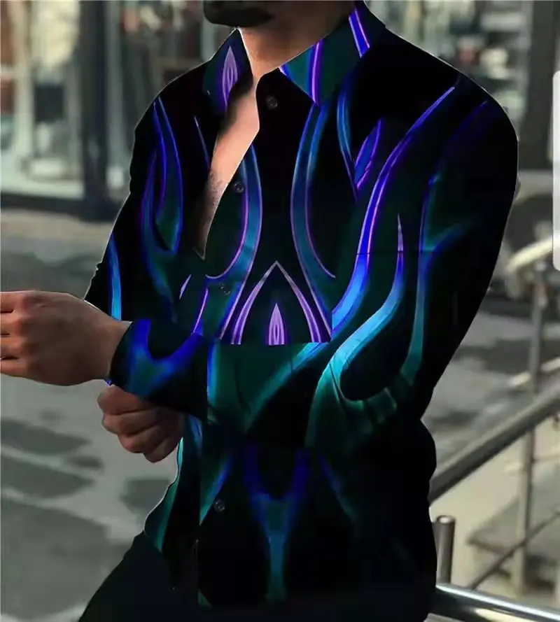 2022 Men's Cardigans, 3D Printed With Slim,Long-sleeved Shirts, Camisa Masculina, Camisas de hombre Shirts For Men
2022 Men's Cardigans, 3D Printed With Slim,Long-sleeved Shirts, Camisa Masculina, Camisas de hombre Shirts For Men