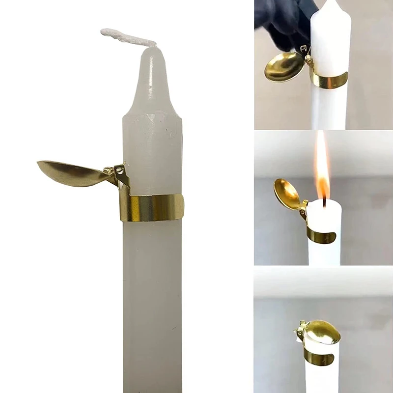 Automatic Candle Snuffer Fire Extinguisher Putting Out Candle Flame Safely Wick Flame Extinguishing Clip for Home Indoor Outdoor
Automatic Candle Snuffer Fire Extinguisher Putting Out Candle Flame Safely Wick Flame Extinguishing Clip for Home Indoor Outdoor