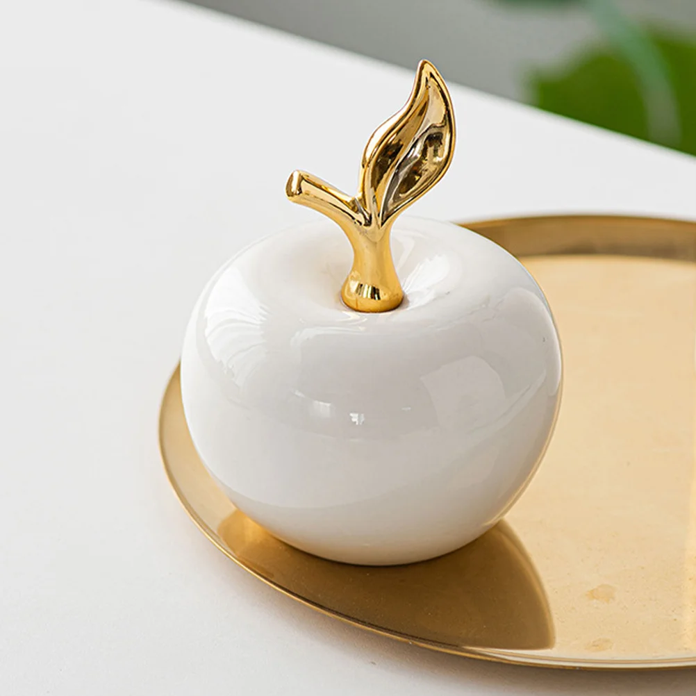 Apple Figurine Small Ceramic Apple Statue Lifelike Apple Ornament Party Decoration
Apple Figurine Small Ceramic Apple Statue Lifelike Apple Ornament Party Decoration
