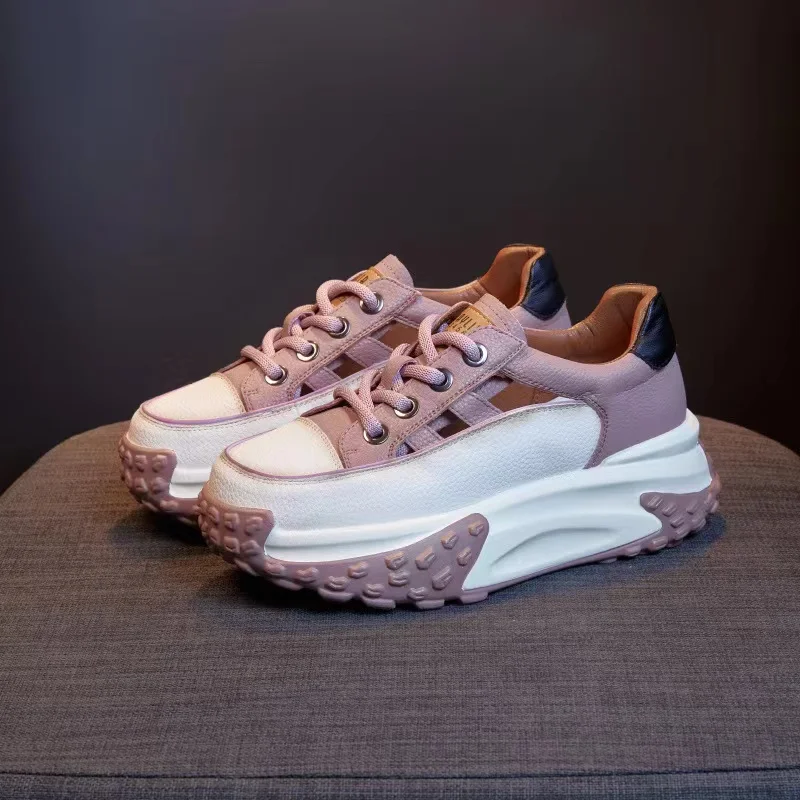 2023 New Genuine Leather Retro Women's Sandals Thick Sole Casual Lace up Flat Sole Single Shoes Fashion Trendy Shoes
2023 New Genuine Leather Retro Women's Sandals Thick Sole Casual Lace up Flat Sole Single Shoes Fashion Trendy Shoes
