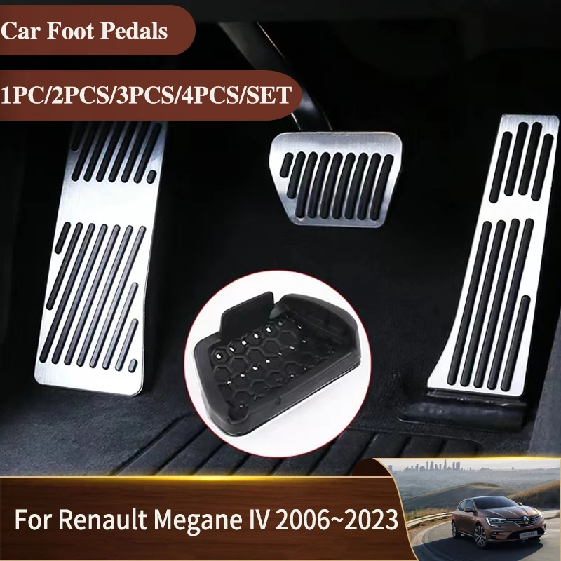 AT MT Car Foot Pedals For Renault Megane IV 2016~2023 Non Slip Car-Styling Pedal Car Stainless Steel Non-slip Pedals Acessories
AT MT Car Foot Pedals For Renault Megane IV 2016~2023 Non Slip Car-Styling Pedal Car Stainless Steel Non-slip Pedals Acessories