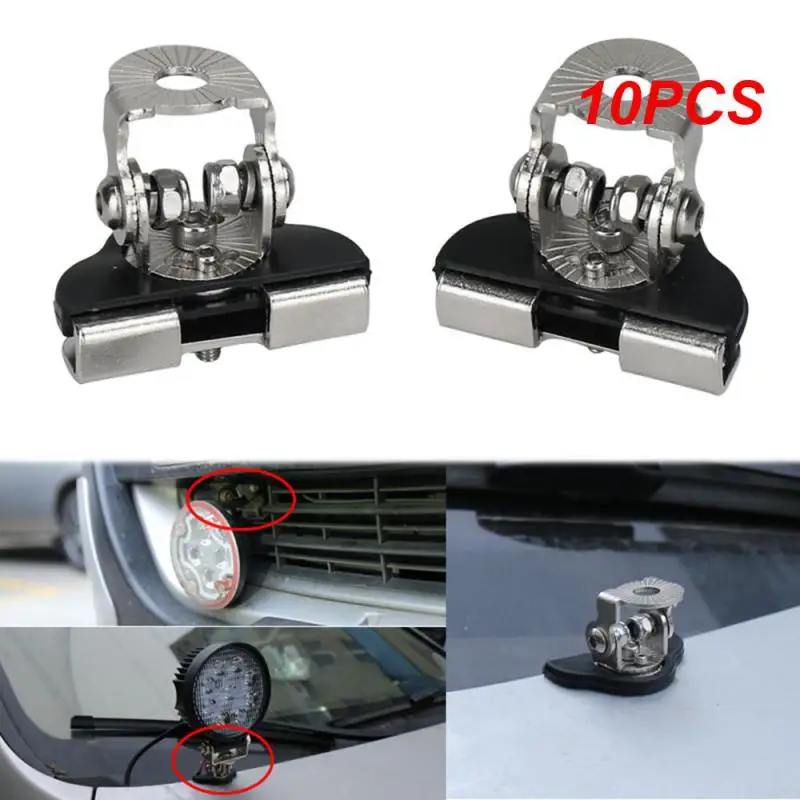 10PCS Stainless Steel Universal Car Auto Hood LED Universal Work Light Bracket Holders Engine Cover Lamp Bar Mounting Clamp
10PCS Stainless Steel Universal Car Auto Hood LED Universal Work Light Bracket Holders Engine Cover Lamp Bar Mounting Clamp