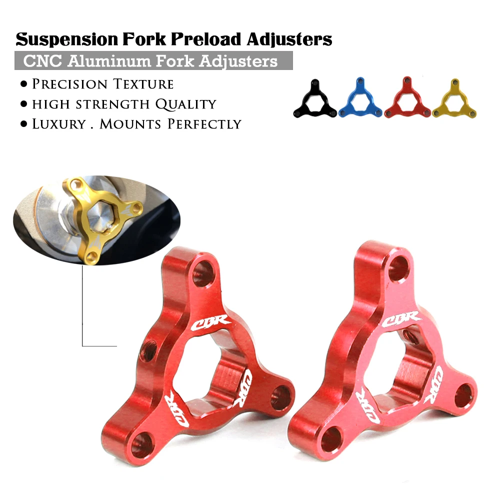 19MM for Honda CBR 600RR 1000RR CB1000R Buell 1125R XB12R Motorcycle 19mm CNC Aluminum Suspension Fork Preload Adjusters
19MM for Honda CBR 600RR 1000RR CB1000R Buell 1125R XB12R Motorcycle 19mm CNC Aluminum Suspension Fork Preload Adjusters