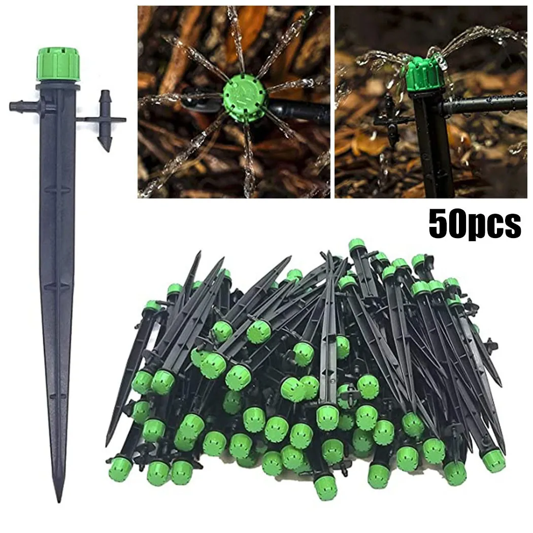 50 Pcs/set Drip Irrigation System Micro Bubbler Drip Irrigation Adjustable Emitter Stake Water Dripper Lawn Sprinklers Garden
50 Pcs/set Drip Irrigation System Micro Bubbler Drip Irrigation Adjustable Emitter Stake Water Dripper Lawn Sprinklers Garden