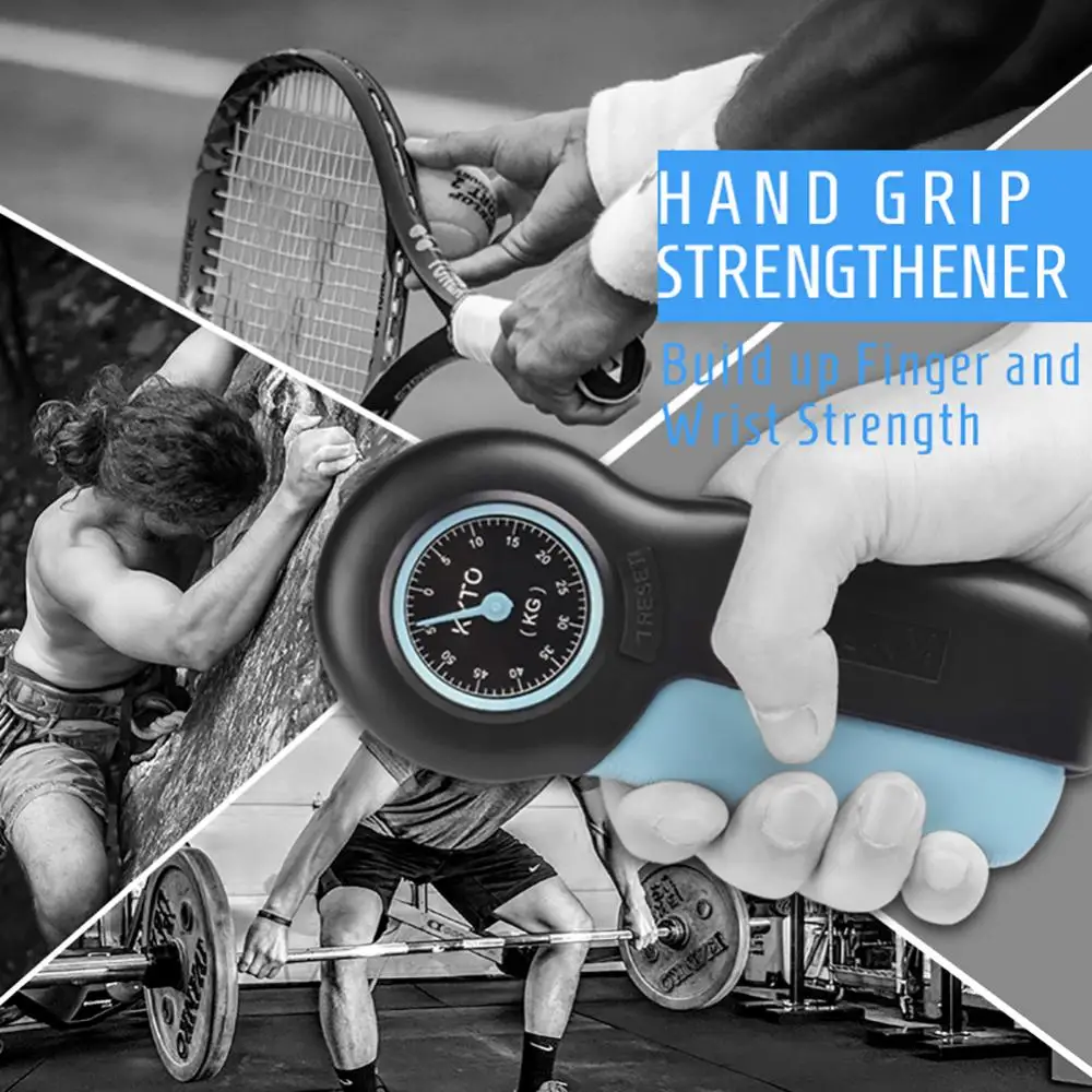 Hand Grips 0-55kg Mechanical Pointer Hand Grip Power Force Strength Meter Measure Tool Portable Fitness Equipment
Hand Grips 0-55kg Mechanical Pointer Hand Grip Power Force Strength Meter Measure Tool Portable Fitness Equipment