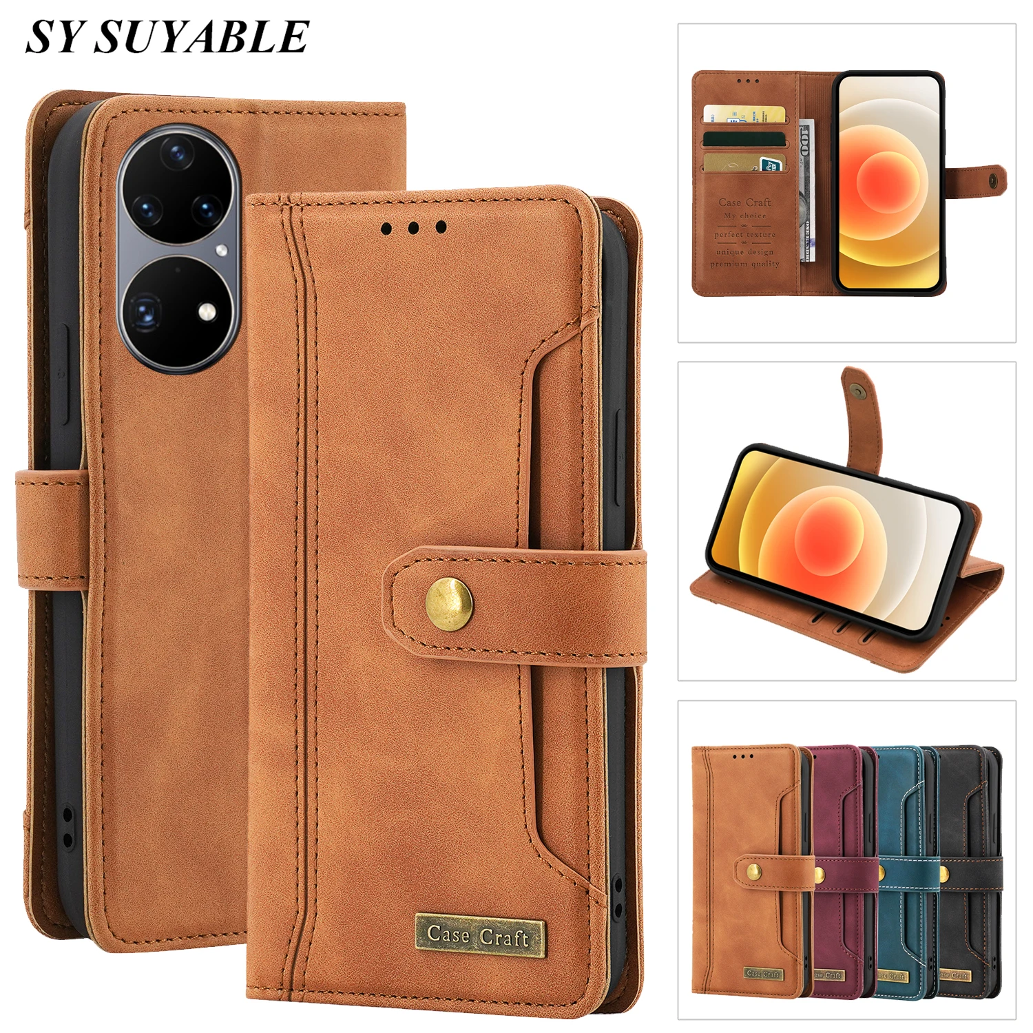 Wallet Leather Phone Case For Huawei P50 P40 Mate 40 30 Nova 9 9SE 8 8SE Pro Flip PU Luxury Magnetic Card Slots Shockproof Cover
Wallet Leather Phone Case For Huawei P50 P40 Mate 40 30 Nova 9 9SE 8 8SE Pro Flip PU Luxury Magnetic Card Slots Shockproof Cover