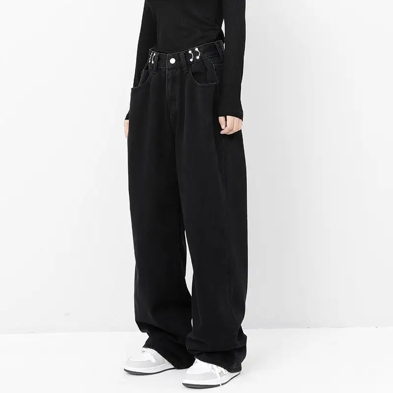 Black Baggy Jeans Women Denim Harem Gothic Wide Pants High Waisted Trousers Casual Streetwear Y2K Wide Leg Loose Pants Jeans
Black Baggy Jeans Women Denim Harem Gothic Wide Pants High Waisted Trousers Casual Streetwear Y2K Wide Leg Loose Pants Jeans