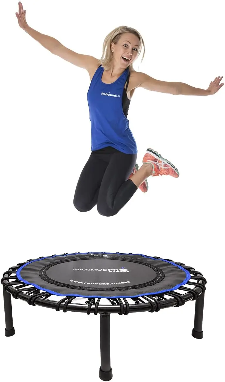 Pro Bungee Rebounder | Stronger Quieter & Softer Bounce | 40'' Mini Trampoline Ready Assembled for Adults & Chil
Pro Bungee Rebounder | Stronger Quieter & Softer Bounce | 40'' Mini Trampoline Ready Assembled for Adults & Chil