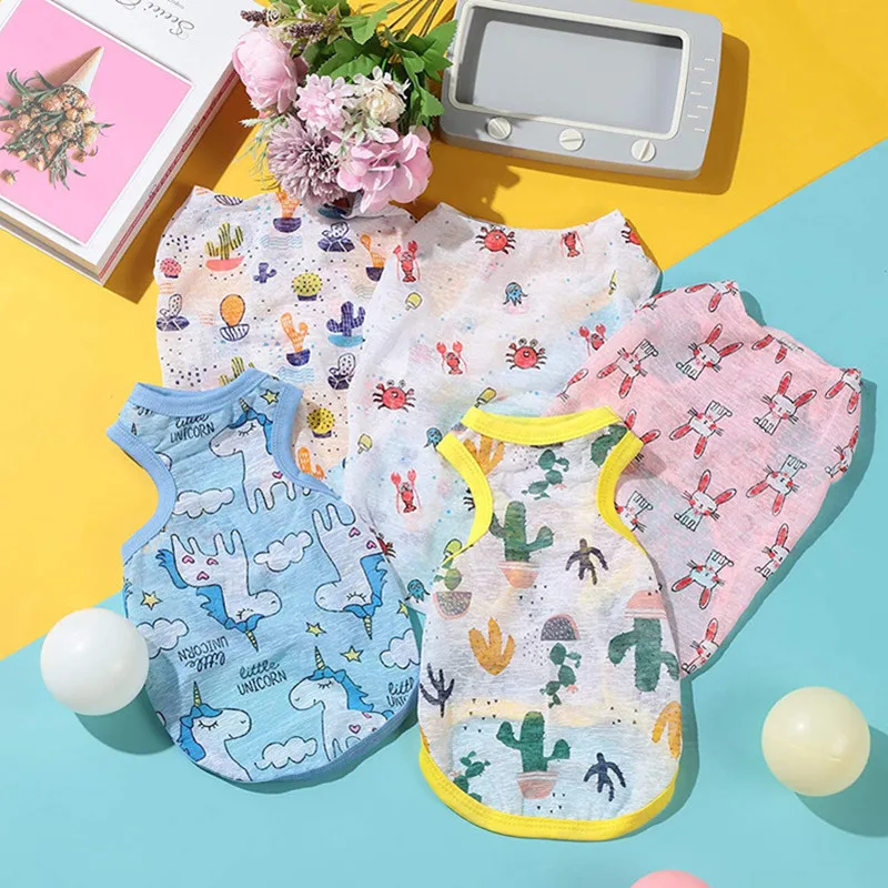 Summer Pet Clothes Dog Shirts for Dogs Pet Shirt Jackets Vest Dog Sun Protection Clothing Puppy Costume Cat Clothing Pet Outfits
Summer Pet Clothes Dog Shirts for Dogs Pet Shirt Jackets Vest Dog Sun Protection Clothing Puppy Costume Cat Clothing Pet Outfits