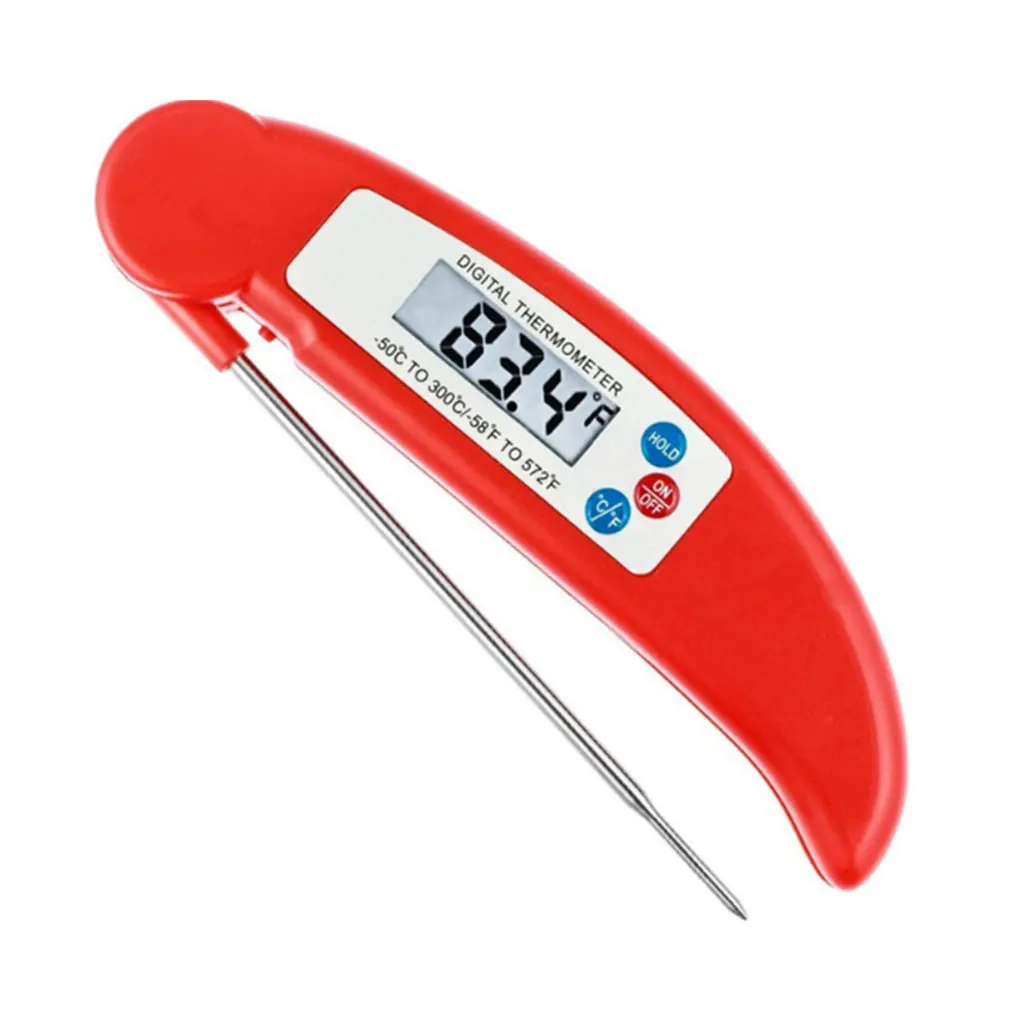 Foldable Food Meat Thermometer ABS Stainless Steel Digital Probe Cooking Temperature Measuring Tool
Foldable Food Meat Thermometer ABS Stainless Steel Digital Probe Cooking Temperature Measuring Tool