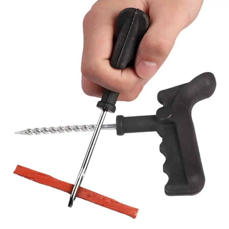 Quick Tire Repair Tools Kit with Rubber Strips Tubeless Tyre Puncture Studding Plug Set for t.u.k.Motorcycle Car 8 Pack
Quick Tire Repair Tools Kit with Rubber Strips Tubeless Tyre Puncture Studding Plug Set for t.u.k.Motorcycle Car 8 Pack