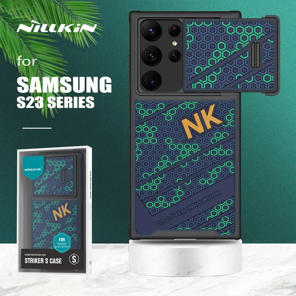 Для Samsung Galaxy S23 Ultra Чехол Nillkin 3D Текстурированный слайд-камера Спортивный стиль