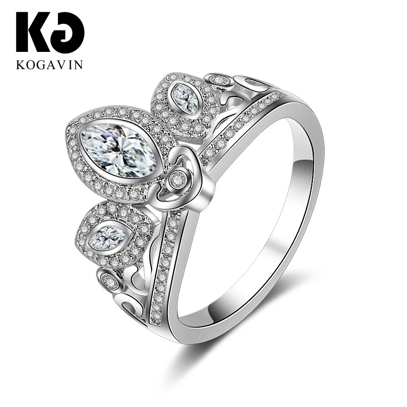 KOGAVIN Rings Gift Engagement Fashion Cubic Zirconia Female Accessories Wedding anillos mujer Ring Crystal anillos Party Rings
KOGAVIN Rings Gift Engagement Fashion Cubic Zirconia Female Accessories Wedding anillos mujer Ring Crystal anillos Party Rings