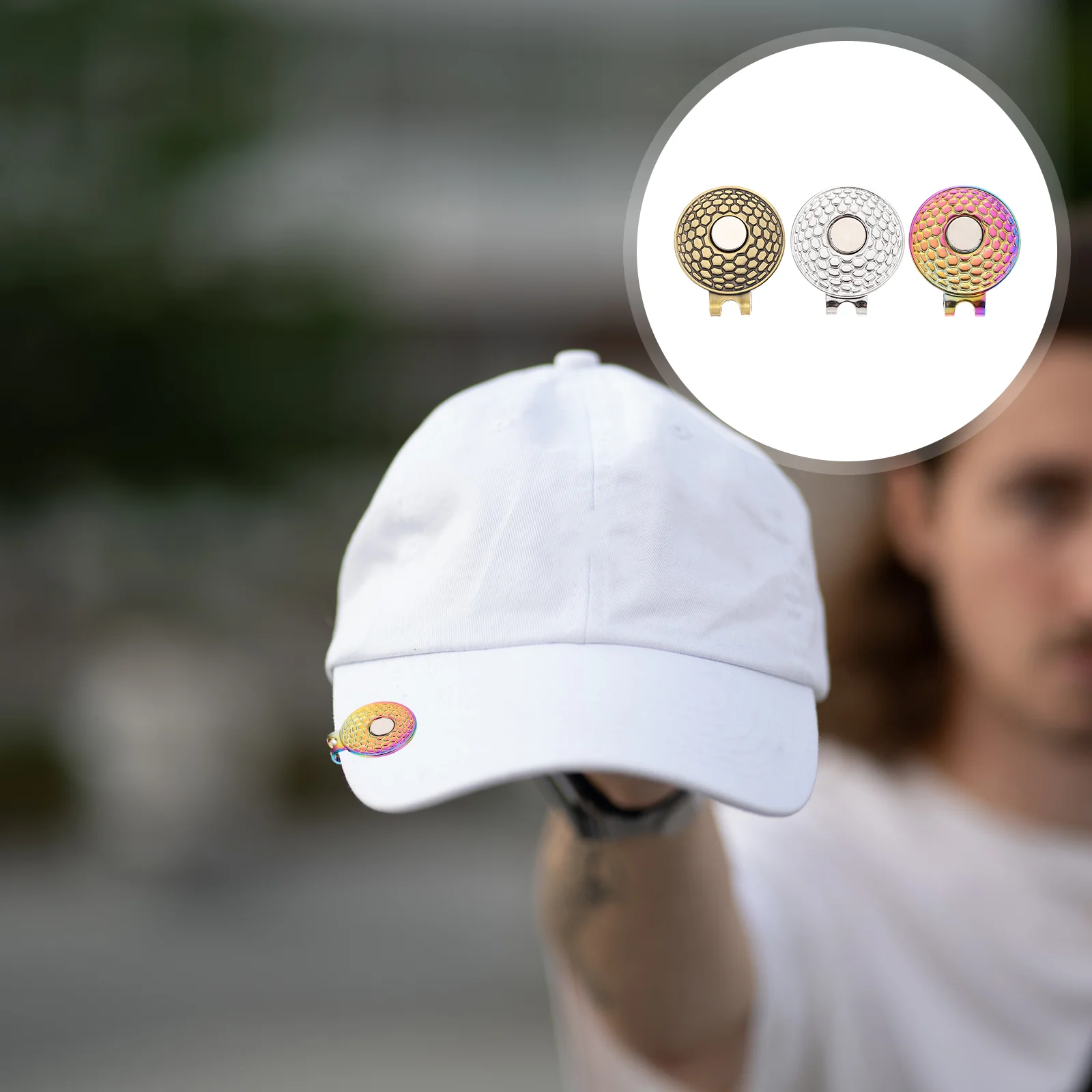 3 Pcs Golf Hat Clip Marker Golfs Men Accessory Zinc Alloy Delicate Anti-rust Man Men's
3 Pcs Golf Hat Clip Marker Golfs Men Accessory Zinc Alloy Delicate Anti-rust Man Men's