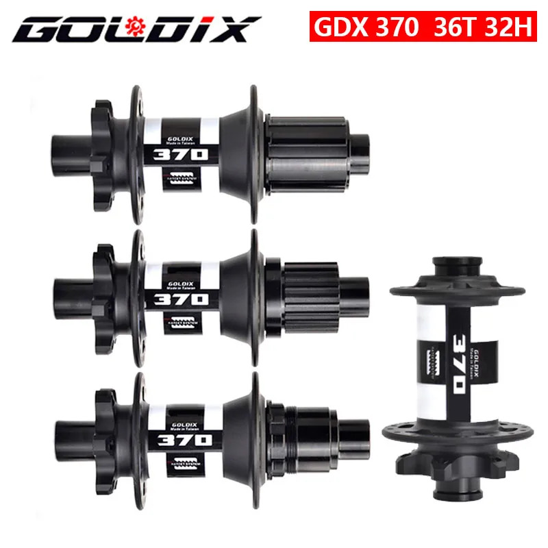 GOLDIX Bike Hub Sealed Bearing 6 Bolt Disc Brake Straight Pull 32 Hole Ratchet 36T BOOST GDX370 MTB Hub for DT SWISS/Shimano
GOLDIX Bike Hub Sealed Bearing 6 Bolt Disc Brake Straight Pull 32 Hole Ratchet 36T BOOST GDX370 MTB Hub for DT SWISS/Shimano