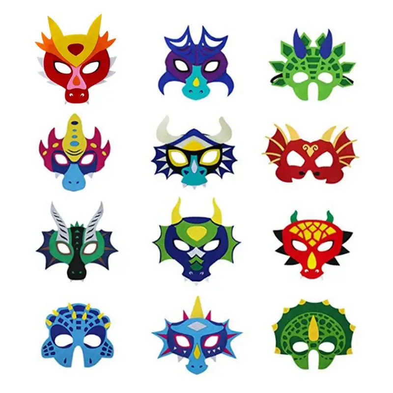 Dinosaur Party Decorations Masques 12Pcs Felt Dinosaur Face Covers For Kid Dinosaur Masque For Birthday Party Supplies
Dinosaur Party Decorations Masques 12Pcs Felt Dinosaur Face Covers For Kid Dinosaur Masque For Birthday Party Supplies