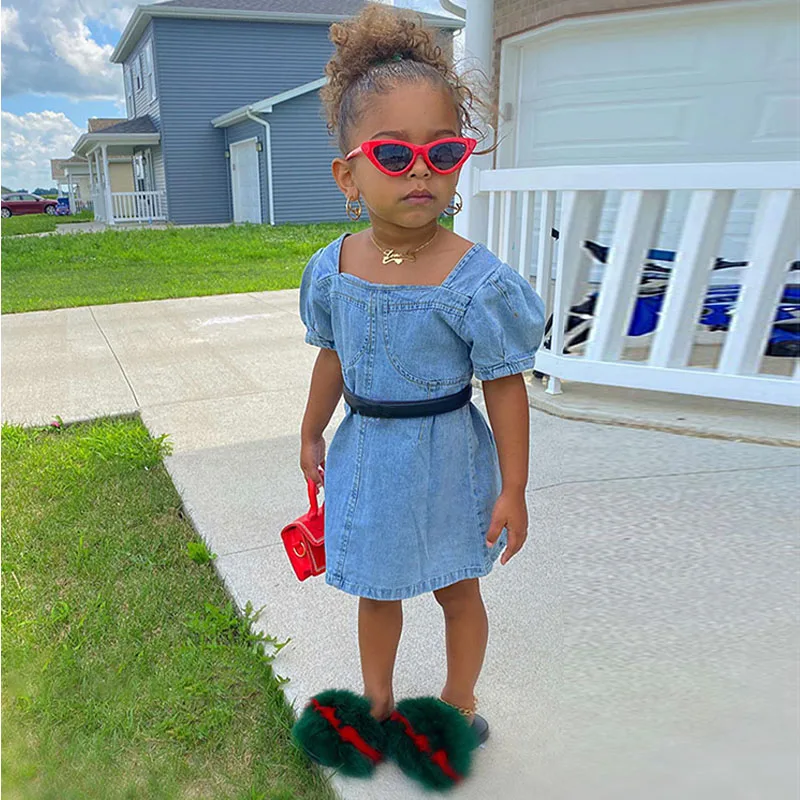 2023 Summer Toddler Girls Denim Dress Puff Sleeve Boutique Kids Clothes Wash Blue Street Style Children Denim Dress For Girls
2023 Summer Toddler Girls Denim Dress Puff Sleeve Boutique Kids Clothes Wash Blue Street Style Children Denim Dress For Girls