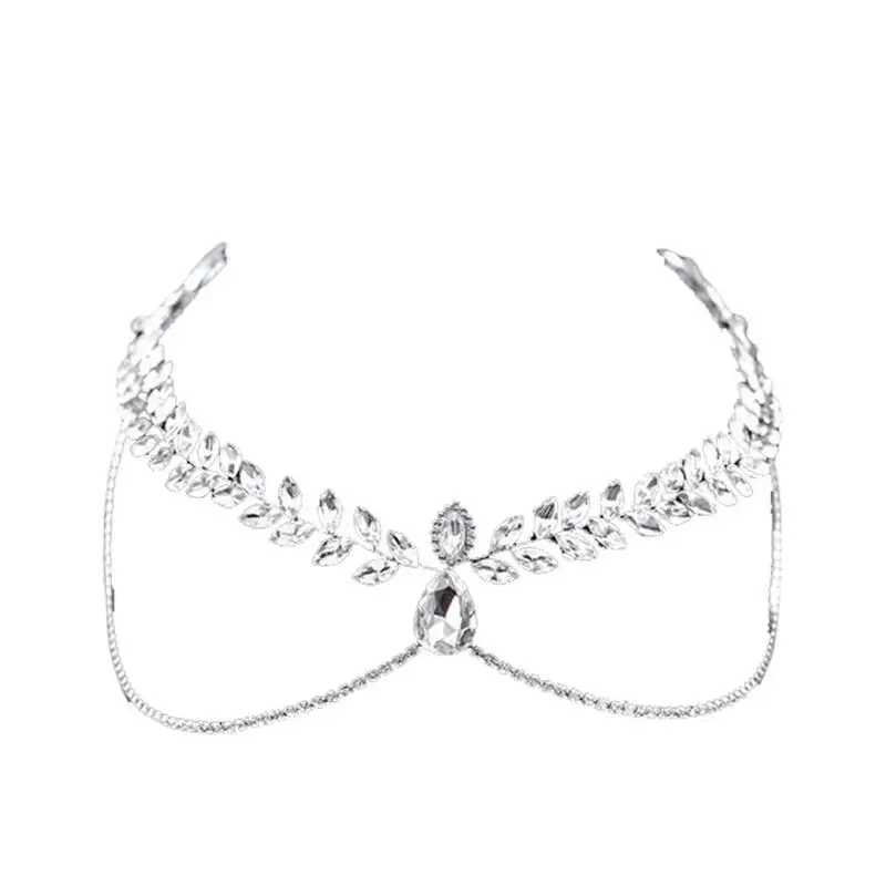 Wedding Headpiece For Bride Silver Color Flower Bridal Forehead Hairband For Weddings Garden Receptions Anniversaries & Birthday
Wedding Headpiece For Bride Silver Color Flower Bridal Forehead Hairband For Weddings Garden Receptions Anniversaries & Birthday