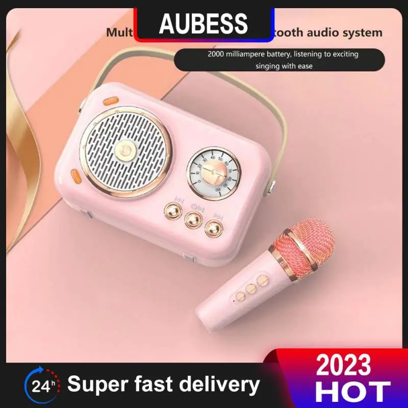 Microphone Speaker Professional Family Support Aux Karaoke Audio Sets Handheld With Wireless Microphone Small Mic Kids
Microphone Speaker Professional Family Support Aux Karaoke Audio Sets Handheld With Wireless Microphone Small Mic Kids