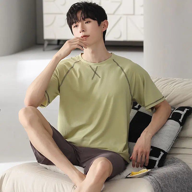 WHYY Big Size Pajamas Set for Men Summer Shorts Two Piece Sleepwear Shorts Sleeved Plus Size 3xl 4xl Loungewear Modal Nightwear
WHYY Big Size Pajamas Set for Men Summer Shorts Two Piece Sleepwear Shorts Sleeved Plus Size 3xl 4xl Loungewear Modal Nightwear