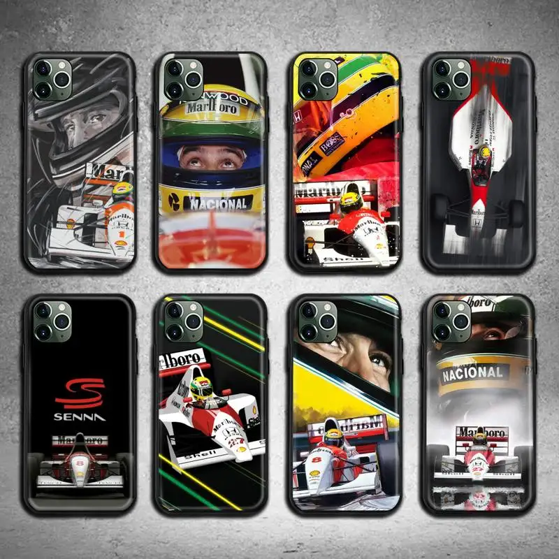 F1 Racing Ayrton Senna Phone Case For iphone 13 12 11 Pro Max Mini XS Max 8 7 6 6S Plus X 5S SE 2020 XR cover
F1 Racing Ayrton Senna Phone Case For iphone 13 12 11 Pro Max Mini XS Max 8 7 6 6S Plus X 5S SE 2020 XR cover