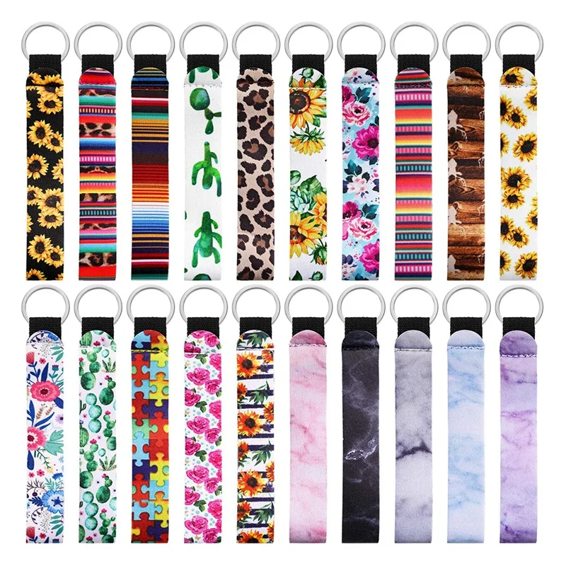 20 Pieces Neoprene Wristlet Keychain Lanyard Hand Wrist Lanyard Keychain Wrist Strap Keychain for Women Girls
20 Pieces Neoprene Wristlet Keychain Lanyard Hand Wrist Lanyard Keychain Wrist Strap Keychain for Women Girls