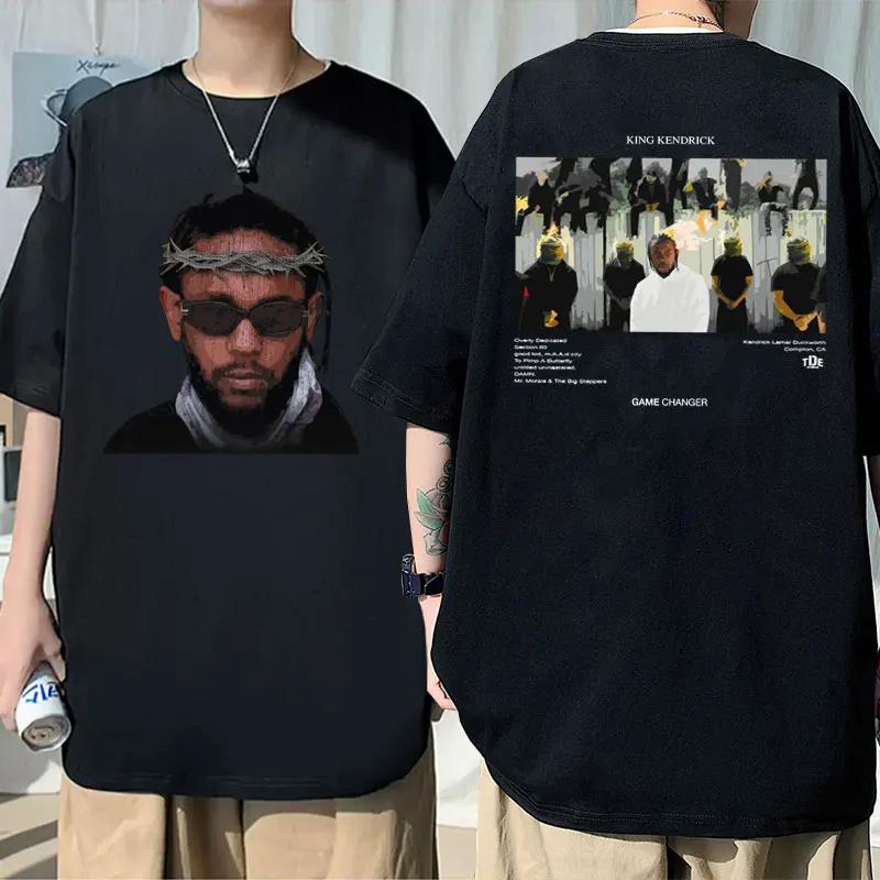 Limited Rapper Kendrick Lamar Tshirt Pglang Mr Morale & The Big Steppers Album Tracklist T-shirt Men Women Hip Hop Loose T Shirt
Limited Rapper Kendrick Lamar Tshirt Pglang Mr Morale & The Big Steppers Album Tracklist T-shirt Men Women Hip Hop Loose T Shirt