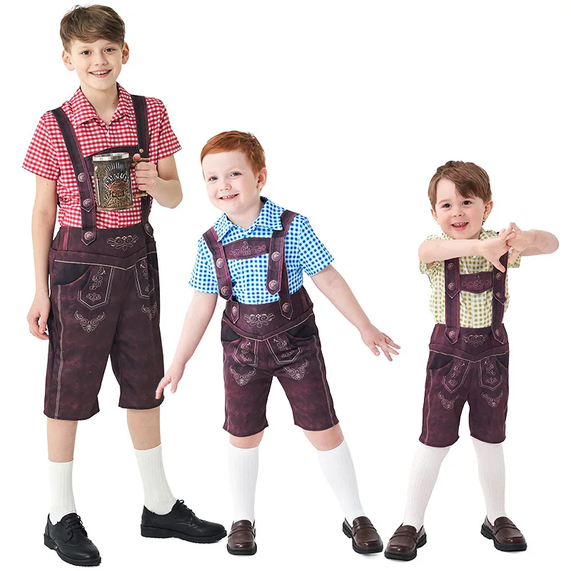 Новинка 2023, костюм для мальчиков на Октоберфест Lederhosen, 3 цвета, рубашка, штаны, наряд, Детский костюм, традиция Бавария, стиль пива, оригинальное платье на Хэллоуин
Новинка 2023, костюм для мальчиков на Октоберфест Lederhosen, 3 цвета, рубашка, штаны, наряд, Детский костюм, традиция Бавария, стиль пива, оригинальное платье на Хэллоуин