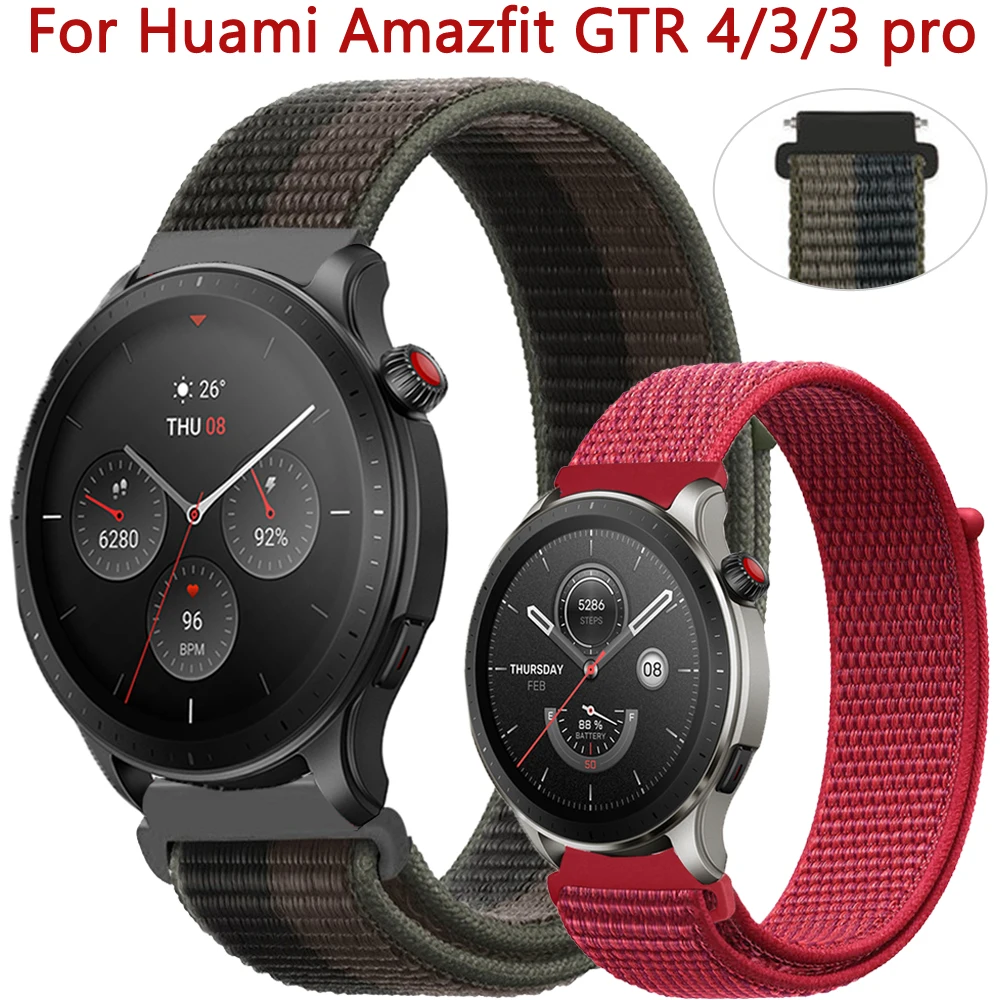 Ремешок нейлоновый для смарт-часов Amazfit GTR 4, сменный Браслет Для Xiaomi Huami Amazfit GTR 4/2/2e/47 мм/Stratos 3, 22 мм
Ремешок нейлоновый для смарт-часов Amazfit GTR 4, сменный Браслет Для Xiaomi Huami Amazfit GTR 4/2/2e/47 мм/Stratos 3, 22 мм